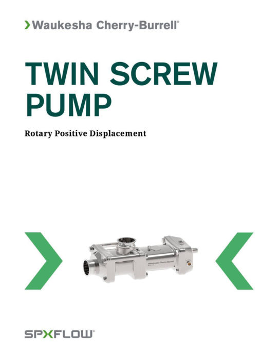 Twin Screw Pump - Rotary Positive Displacement